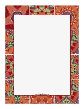 Quilt Border page border