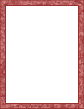 Red Brushstrokes page border