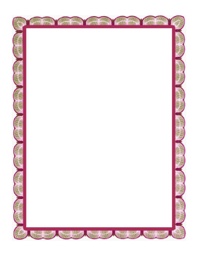 Red Lace Border page border