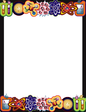 Printable Science Page Border