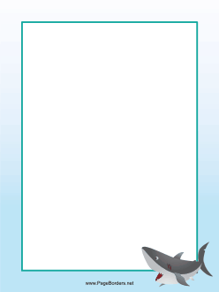 Shark Border page border