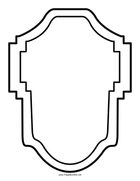 Squared Asymmetrical Border page border