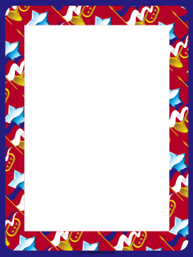 Stars and Horns Border page border