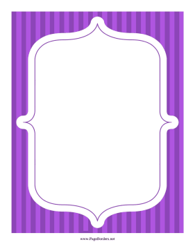 Stripe Frame Purple page border
