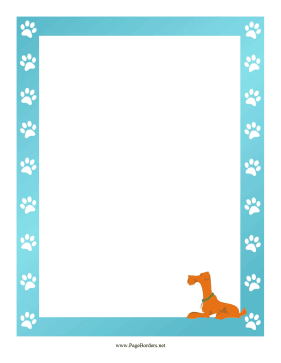 Terrier Border page border