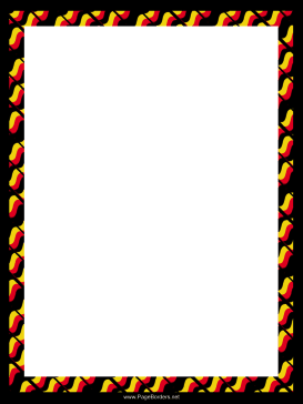 Wavy Border page border