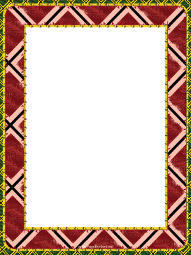 Zigzag Border page border