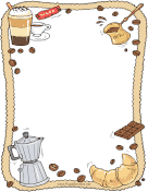 Coffee Espresso page border