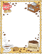 Coffee Grinder page border