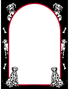 Dalmatian Dog Border