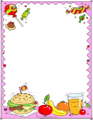 Lunch Medley page border