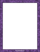Purple Brushstrokes page border