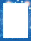 Stars Blue Border