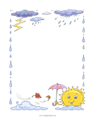 Weather Patterns page border